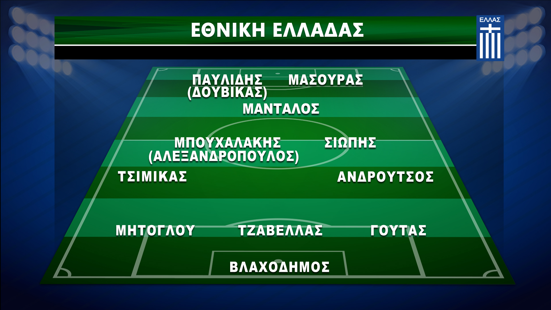 11αδα Εθνικής εΛΛΆΔΑς